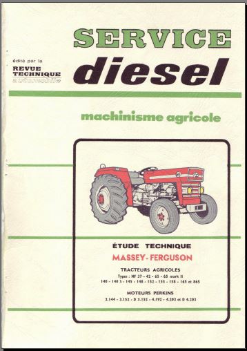 Manuels d'atelier Massey Ferguson 135 à 165 { {{ Docautomoto }}