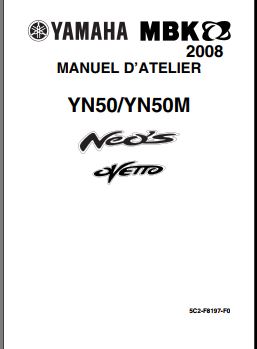 Manuels d'atelier Yamaha MBK Booster Nitro Ovetto Stunt Neo's { {{ Docautomoto }}