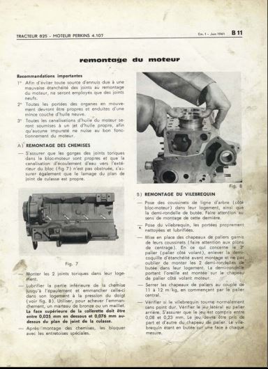 Manuels de réparation Massey Ferguson 825 et 835 { {{ Docautomoto }}