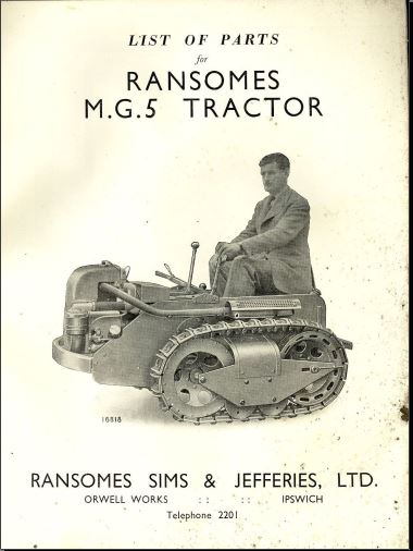 Manuels techniques Ransomes MG5 et MG6 { {{ Docautomoto }}