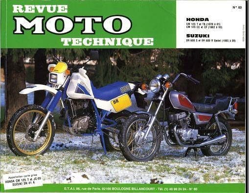 Manuel d'atelier Honda 125 CM { {{ Docautomoto }}