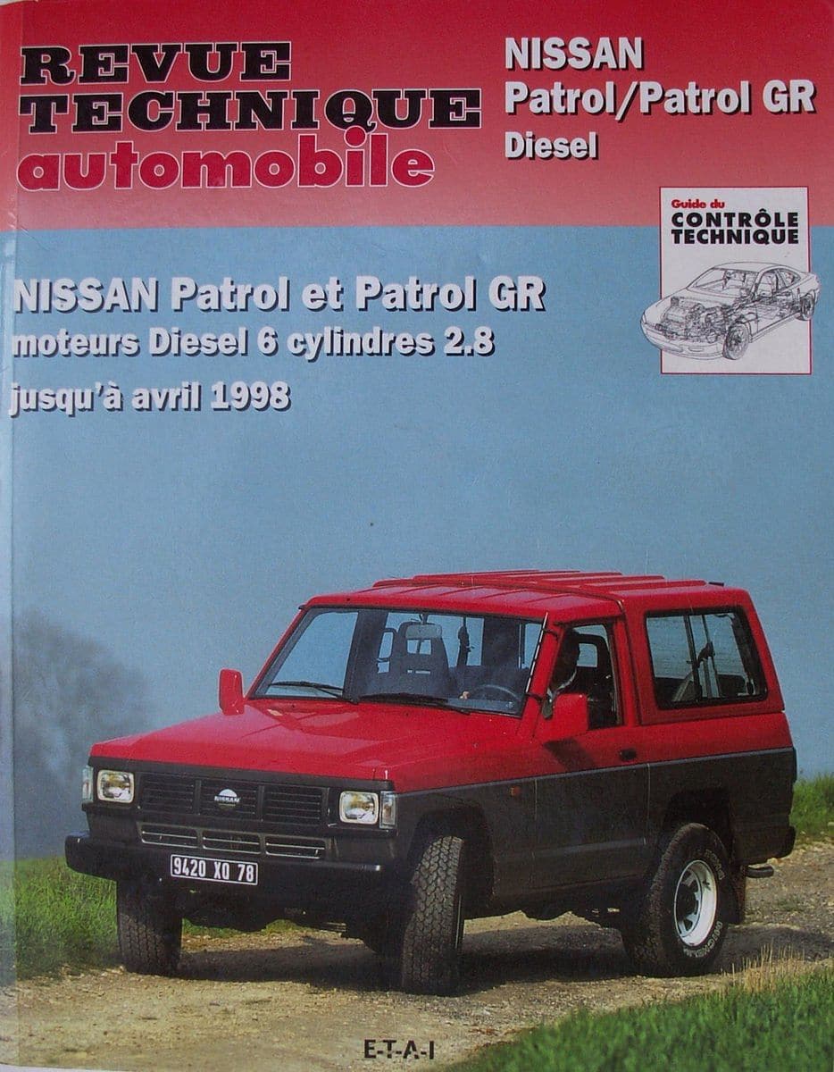 Manuel d'atelier Nissan Patrol GR Y60 essence et diesel { {{ Docautomoto }}
