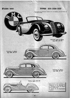 Revue technique BMW 321 326 327 { {{ Docautomoto }}