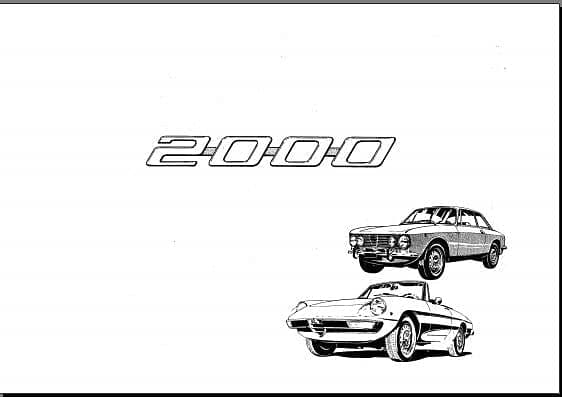 manuels d'atelier Alfa Romeo Giulia Bertone et Spider en français { {{ Docautomoto }}