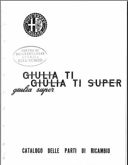 manuels d'atelier Alfa Romeo Giulia Bertone et Spider en français { {{ Docautomoto }}