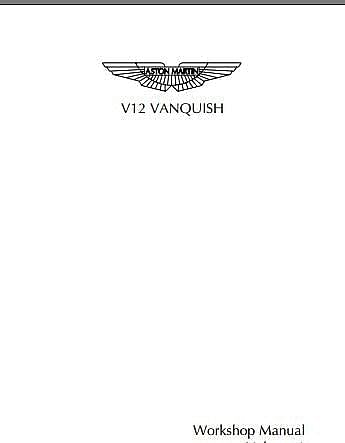 manuel d'atelier Aston Martin Vanquish V12 { {{ Docautomoto }}