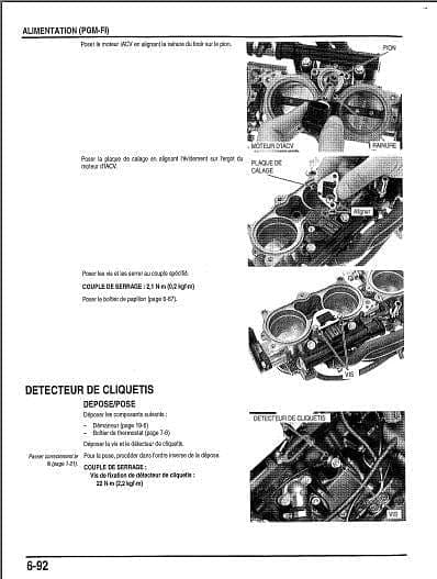 Manuels d'atelier en français Honda CBR 600 RR 2007 566 pages { {{ Docautomoto }}