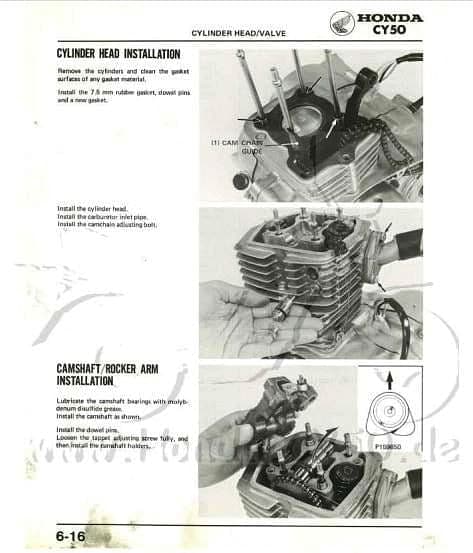 Manuel d'atelier Honda CY 50 80 AUTHENTIQU'ERE