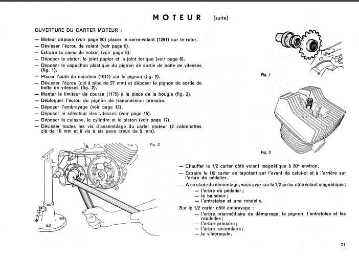 Manuels d'atelier Motobécane D55 et D55 TT { {{ Docautomoto }}