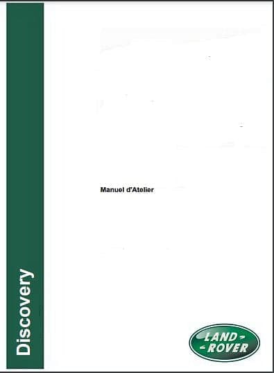 manuel d'atelier Land Rover Discovery 3 français { {{ Docautomoto }}