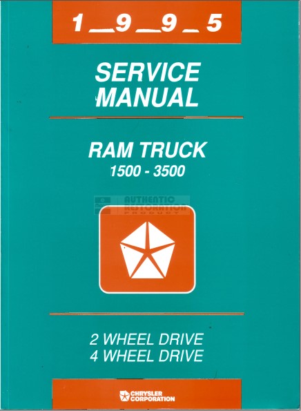 Manuel d'atelier Dodge Ram 95 dont le V10 { {{ Docautomoto }}