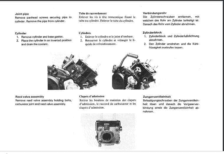 Manuel d'atelier Yamaha 125 DTLC { {{ Docautomoto }}