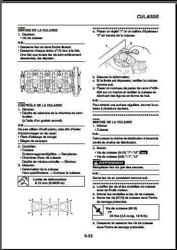 Manuel d'atelier yamaha FJR1300 2008 { {{ Docautomoto }}