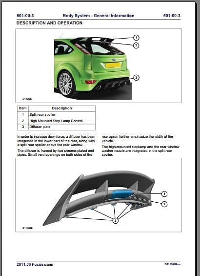 manuel d'atelier Ford Focus 2007 2012 { {{ Docautomoto }}