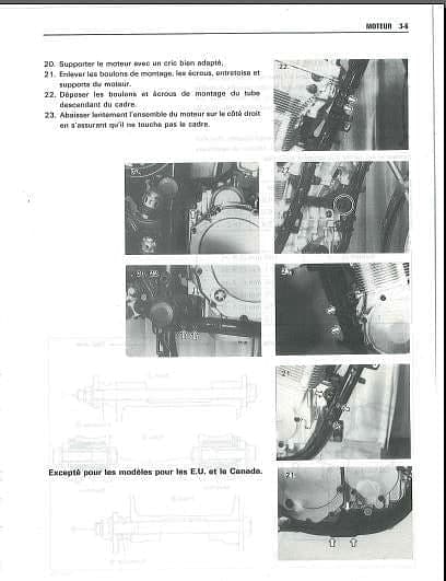 Manuel d'atelier Suzuki GSX 1100 G { {{ Docautomoto }}
