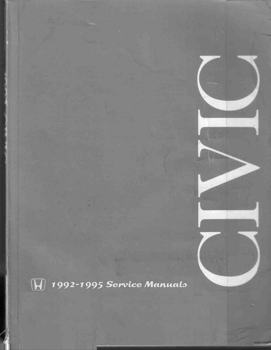 manuel de réparation Honda Civic 1992 1995 { {{ Docautomoto }}