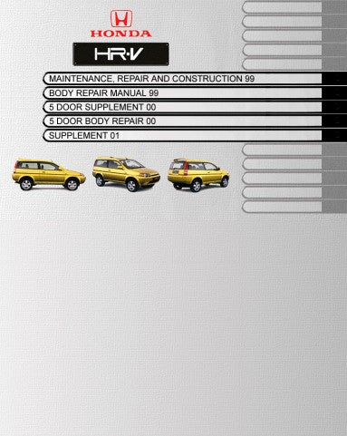 Manuel d'atelier Honda HRV 1999 2002 { {{ Docautomoto }}
