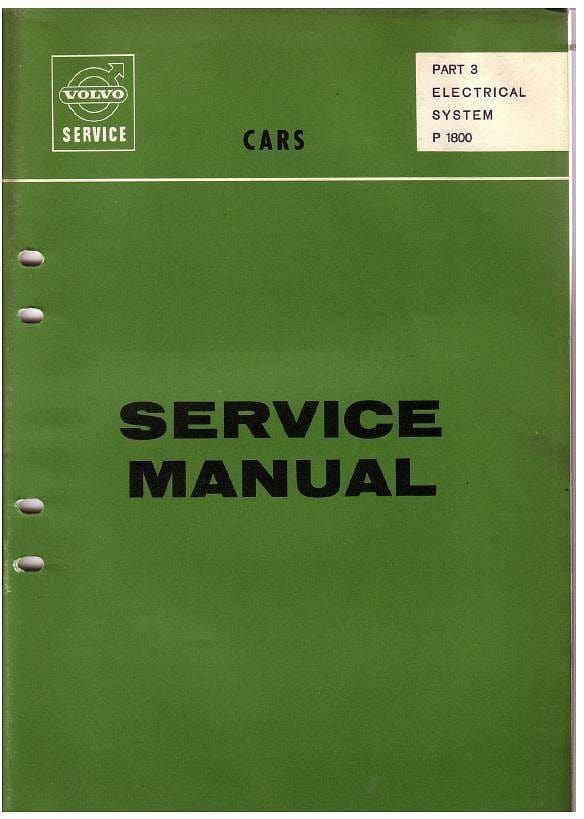 Manuels d'atelier Volvo 120 et P1800 en 58 volumes 4000 pages { {{ Docautomoto }}