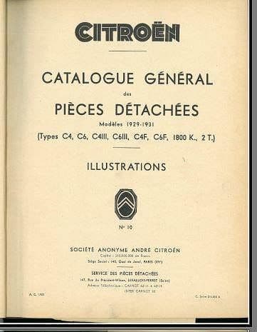 Manuels d'atelier Citroën C4 C6 { {{ Docautomoto }}