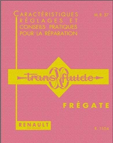 Manuels d'atelier Renault Frégate et Colorale { {{ Docautomoto }}