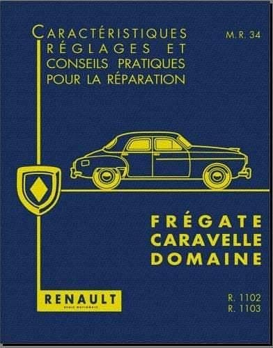 Manuels d'atelier Renault Frégate et Colorale { {{ Docautomoto }}
