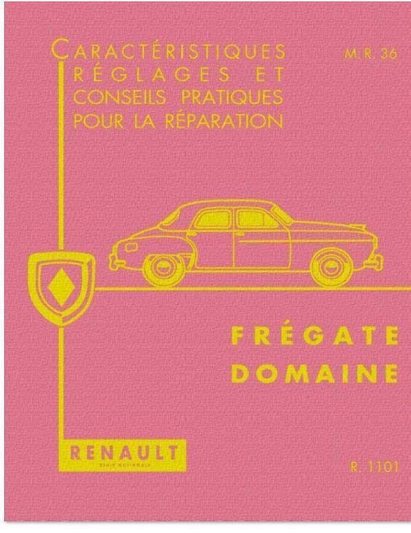 Manuels d'atelier Renault Frégate et Colorale { {{ Docautomoto }}