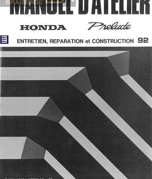 Manuels d'atelier français Honda CRX 1989 { {{ Docautomoto }}