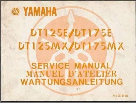 Manuels d'atelier Yamaha 125 DTMX { {{ Docautomoto }}