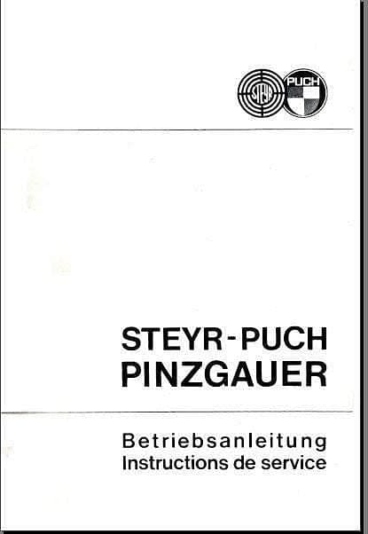 Manuels d'atelier Puch Pinzgauer 4x4 et 6x6 français { {{ Docautomoto }}