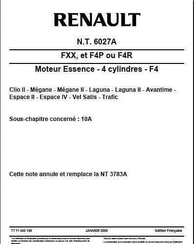 Manuels d'atelier Renault Clio 2 tous modèles dont RS 4000 pages { {{ Docautomoto }}