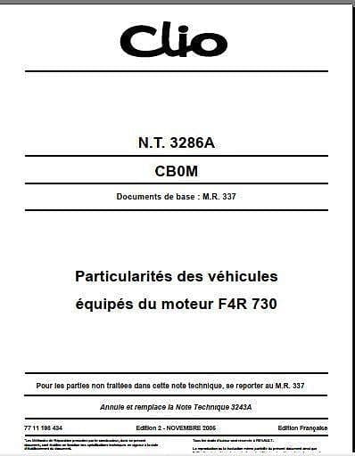 Manuels d'atelier Renault Clio 2 tous modèles dont RS 4000 pages { {{ Docautomoto }}