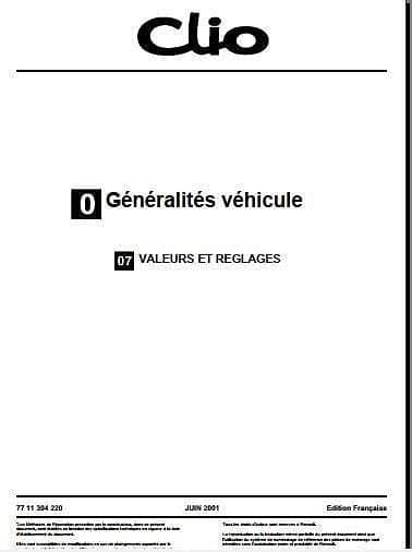 Manuels d'atelier Renault Clio 2 tous modèles dont RS 4000 pages { {{ Docautomoto }}