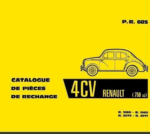Manuels d'atelier Renault 4cv et 1063 { {{ Docautomoto }}