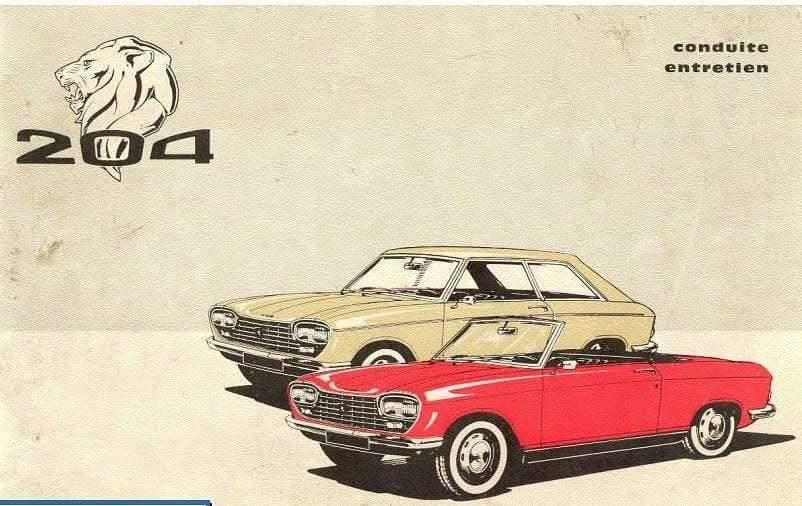 Manuels d'atelier Peugeot 204 et 304 { {{ Docautomoto }}