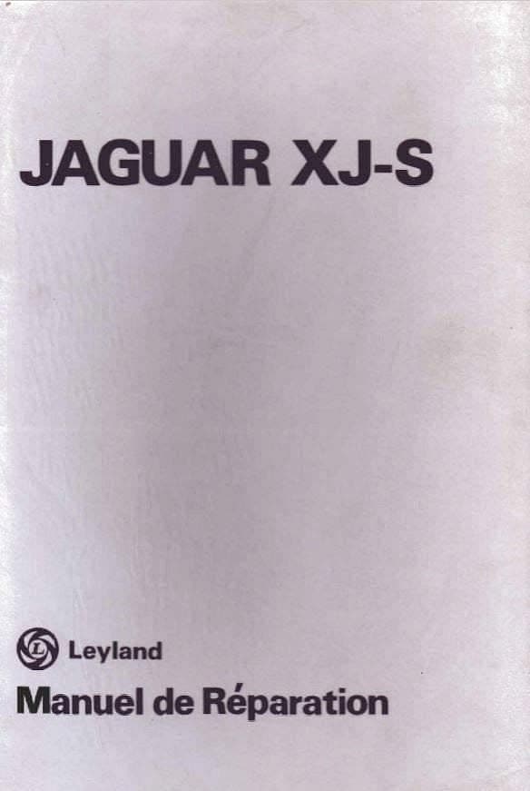 Manuel d'atelier Jaguar XJS 4.0 V12 et HE en français { {{ Docautomoto }}