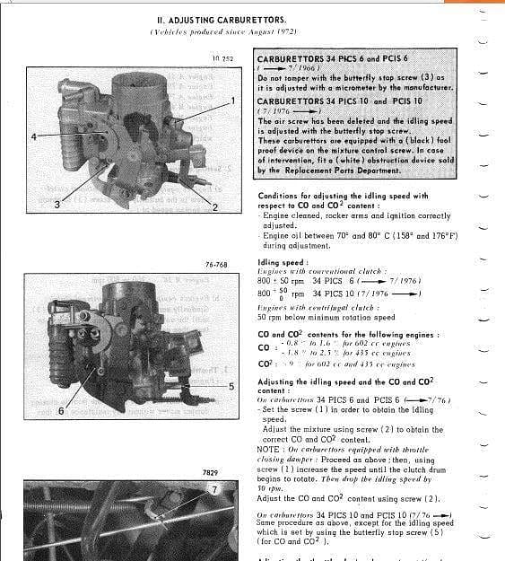 Workshop manuals Citroên 2cv et dérivés 1968 1982 en anglais { {{ Docautomoto }}