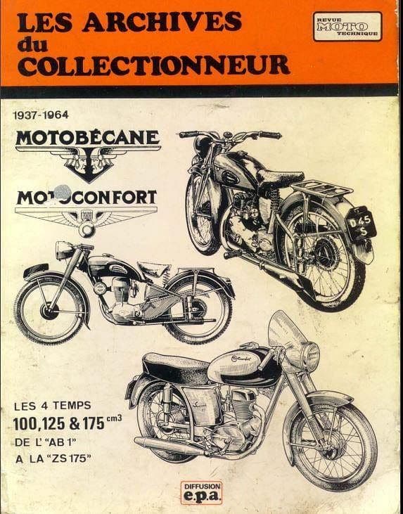 Manuels d'atelier 125 et 175 Motobécane 4 Temps latérale et culbutées années 50 { {{ Docautomoto }}