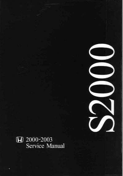 Manuel d'atelier honda S 2000 2000 à 2003 { {{ Docautomoto }}