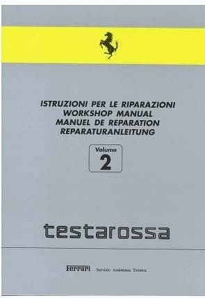 Manuel d'atelier Ferrari Testarossa multilingue 1200 pages { {{ Docautomoto }}