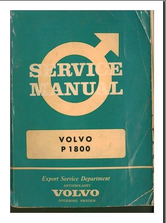 Manuels d'atelier Volvo 120 et P1800 en 58 volumes 4000 pages { {{ Docautomoto }}