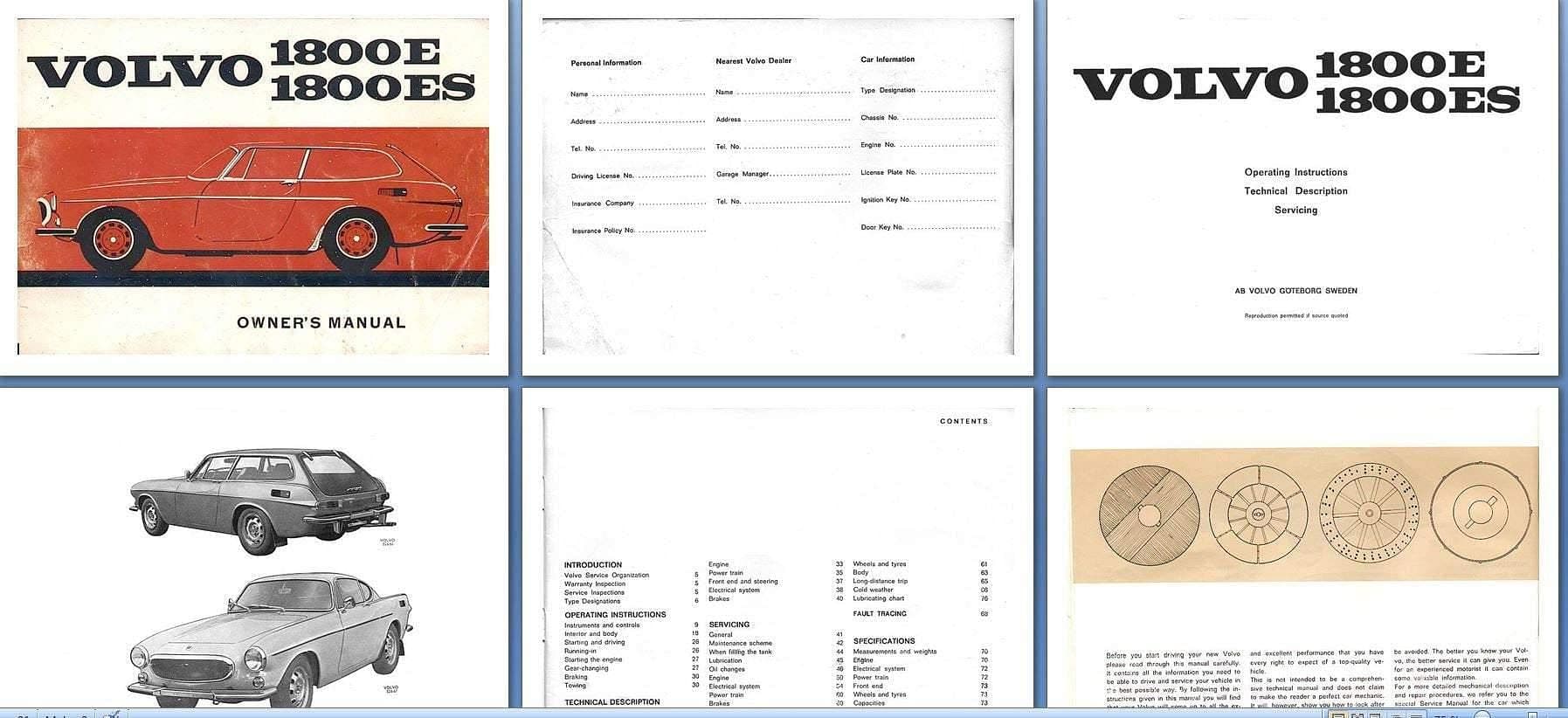 Manuels d'atelier Volvo 120 et P1800 en 58 volumes 4000 pages { {{ Docautomoto }}