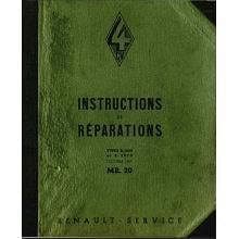 Manuels d'atelier Renault 4cv et 1063 { {{ Docautomoto }}