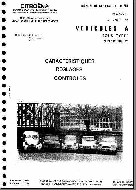 Manuels d'atelier et de réparation Citroën Méhari et 4x4 { {{ Docautomoto }}