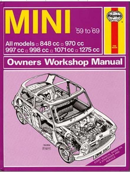Manuels d'atelier Austin mini { {{ Docautomoto }}