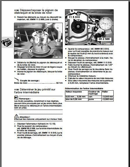 Manuel d'atelier BMW K1200 RS { {{ Docautomoto }}