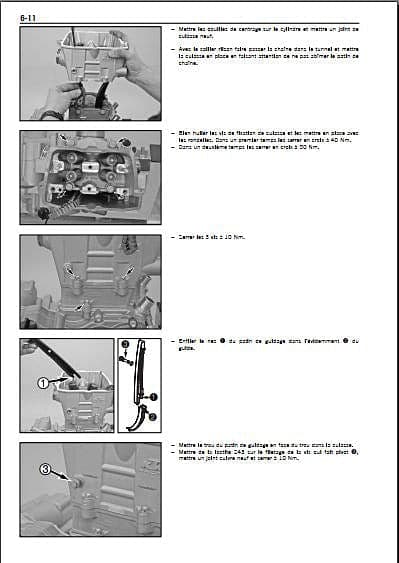 manuel d'atelier KTM 250 SXF 2005 2008 { {{ Docautomoto }}