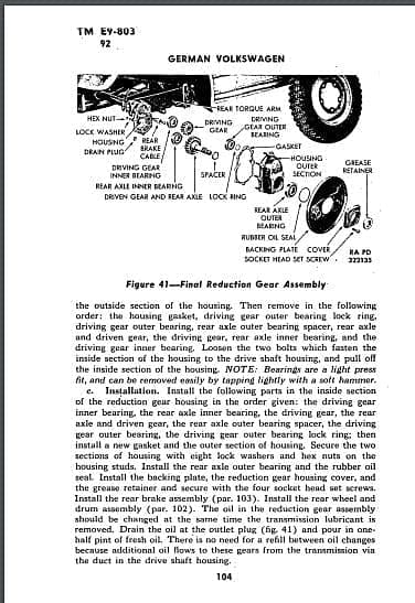 Manuel d'atelier Volkswagen Kubelwagen AUTHENTIQU'ERE