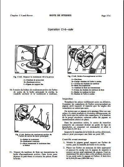 Manuel d'atelier Land Rover série 2 { {{ Docautomoto }}