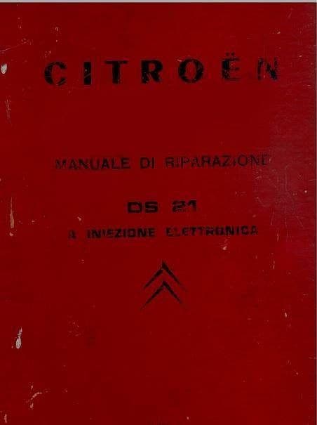 Manuel de réparation Citroën DS 21 en italien 2000 pages { {{ Docautomoto }}