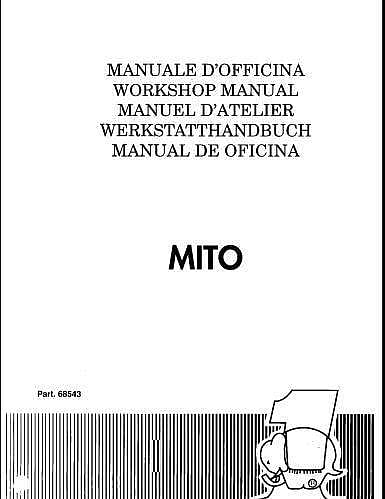Manuel d'atelier et de réparation Cagiva Mito 650 pages { {{ Docautomoto }}
